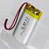 DC 3.7V 500mAh 602040 Rechargeable Lithium Polymer Battery, Suitable for DIY 3.7-5V Electronic Products with Built-in 2-Wire Battery Replacement a...