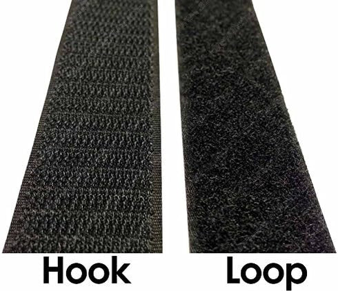 Electriduct 2" Adhesive Backed Hook & Loop Tape Adhesive Backed Fabric Fastener | Used for Arts/Crafts & Home and Office - 6 Feet...