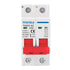 DC Miniature Circuit Breaker 2P 1000V 63A Solar Mini Circuit Breaker Battery Switch Thermal Magnetic Trip DIN Rail Mount DC Disconnect Switch DC M...