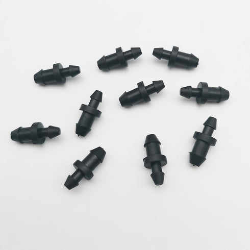 50 Pack Drip Irrigation Plugs 1/4" Drip Tubing Fittings End Plug Drip Irrigation Tube End Closure Hole Plugs for Home Garden Pipe Supplies (50)...