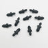 50 Pack Drip Irrigation Plugs 1/4" Drip Tubing Fittings End Plug Drip Irrigation Tube End Closure Hole Plugs for Home Garden Pipe Supplies (50)...