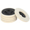 4 Inch Premium Wool Felt Polishing Disc, for 5/8 Angle Grinder, Very-Fine Buffing Wheel for Metal Wood Auto Body Work, 5 Pack...
