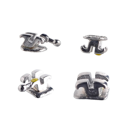 Dental Orthodontic Bracket for Teeth Brace 20PCS Mini Metal Braces Roth/MBT Slot. Roth/MBT 022 3/345 Hooks (MBT 022 345 with Hooks)...