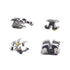 Dental Orthodontic Bracket for Teeth Brace 20PCS Mini Metal Braces Roth/MBT Slot. Roth/MBT 022 3/345 Hooks (MBT 022 345 with Hooks)...