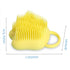 Dog Cat Bath Brush Comb Silicone Rubber, Dog Grooming Brush, Hair Fur Grooming Cleaning Brush Soft Shampoo Dispenser for Dogs and Cats Shower Groo...