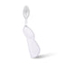 RADIUS Toothbrush Original Big Brush, BPA Free ADA Accepted - Right Hand - White Brush with White Case...