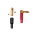 10pcs Right Angle Banana Plugs - 4mm/0.16" 90 Degree Speaker Connector (Red and Black)...