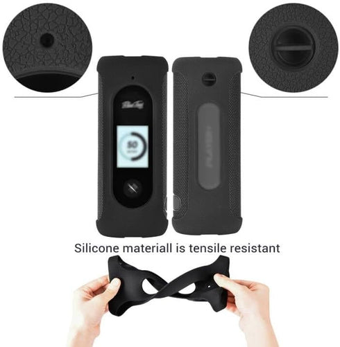 Carrying Silicone Cover Case Compatible with Blue Tees Golf Player+ GPS Speaker with Touch Screen Display (Black)...