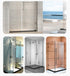 90 Degree Sleeve Over Shower Glass Clamp, Glass Shower Door Right Angle Connector for Bathroom or Showroom, 90 Degree Shower Glass to Glass Clamp,...