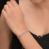 SHOP LC DELIVERING JOY Bolo November Birthstone Bracelet Stainless Steel Sky Blue Topaz Fashion Unique Birthday Gifts for Women Jewelry Ct 2.2 Adj...