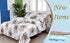 FADFAY Rose Floral Throw Pillow Covers 18x18 Set of 2 Flowers Pillow Cushion Cases Cotton Cushion Covers White Ruffle Decorative Throw Square Pill...