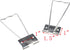 MY MIRONEY 5-Pack Easel Back with Screws for Picture Frames Art Silver Tone...