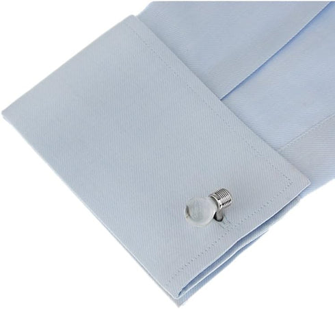 Transparent Bright Light Lamp Bulb Cufflinks...