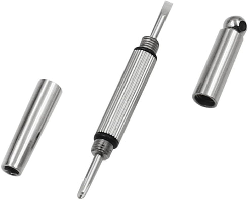 Silver Multifunctional 3 In 1 Metal Mini Screwdriver Flat For Head Hand Repair Tool Glasses Screwdriver For Sunglasses Jewe Eyeglass Screwdriver R...