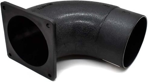 Big Horn 11433 4-5/8-Inch Flanged 4-Inch Elbow,Black...