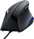 SANWA Wired Ergonomic Mouse, Optical Vertical Computer Mice, Reduce Wrist Strain, (1000/1600 Adjustable DPI, 6 Buttons) Compatible with MacBook, L...