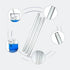 10 Pcs 200mm Glass Stir Sticks Lab Stirring Rod Drink Swizzle Sticks Beverage Coffee Cocktail Stirrer Kitchen Mixing Rod with Round Ends for Labor...