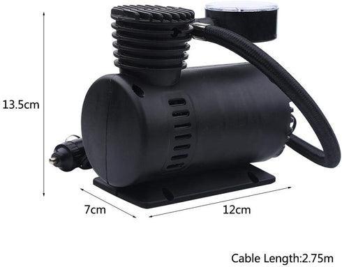Electric Air Pump, Portable Mini Air Compressor Electric Tire Infaltor Pump 12 Volt Car 300 PSI...
