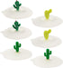 Wrapables® Cactus Silicon Cup Lids, Anti-Dust Airtight Mug Covers for Hot and Cold Beverages (Set of 6)...