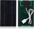 Portable Solar Charger with USB Port 2W/5V Mini Solar Panel Monocrystalline Silicon Compact Solar Panel Phone Cellphone Power Bank Charger for Cam...