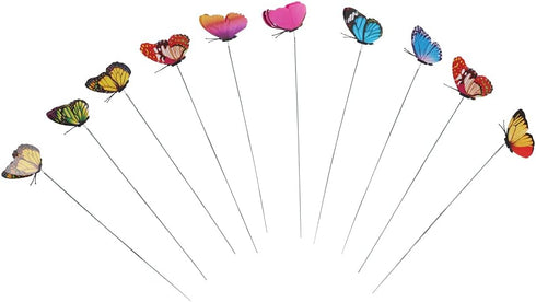 Butterfly Stakes,10pcs Butterflies On Sticks Artificial Ornaments,Butterfly Decorations for Indoor Outdoor Yard Lawn Garden Decor Craft...