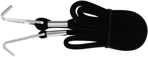 Bike Luggage Strap, Adjustable Elastic Bike Luggage Belts with Aluminum Alloy Hooks for Outdoor Hanging Tools (Black)...