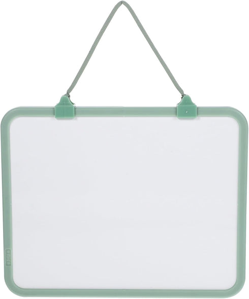 NUOBESTY Magnetic Whiteboard Hanging Dry Erase Board Note Memo Board 8.37x6.68 Inches Double Sided for Fridge Door Wall Decor Green...