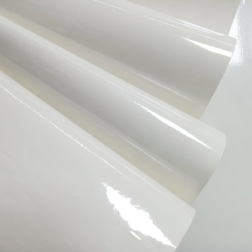 Glossy White Contact Paper Cream White Wallpaper Peel and Stick 15.8inch x 78.7inch Cream White Contact Paper for Countertops Peel and Stick Water...