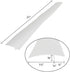 AINAAN Clearance Silicone Kitchen Stove Counter Cover Long & Wide Gap Filler (2 Pack) Heat-Resistant and Easy Clean (White), 21" x .5" x 2.25",