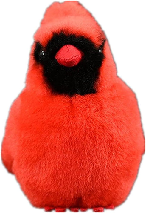 Simulation Cardinal Bird Plush Toy, 5.9inch Soft Cute Cardinal Bird Stuffed Animal for Kids Boys and Girls Gifts...