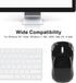 Yoidesu Wireless Mouse, 2.4G Wireless Connection High-Precision Optical Mouse with Receiver Compartment, optoelectronic Mini Bluetooth Mouse for W...