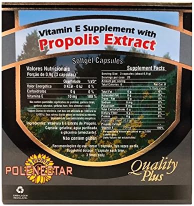 Brazil Green Bee Propolis 60 Softgels...