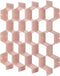 Poeland Drawer Divider Organizer Adjustable DIY Grid Honeycomb Drawer Divider for Underwear Belt Scarf Socks Pink...