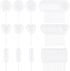 60 Pieces Cupcake Pipettes Plastic Pipettes Squeeze for Strawberries Chocolate 4ml Plastic Transfer Pipettes Liquid Pipettes Dropper Disposable Cu...