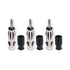 3PCS DIN Plug Crimp Connector Straight Adapter FM/AM Car Radio Antenna Connection DIN Plug Lantern Adapter for Cable RG58 RG174 FM/AM Digital Radi...