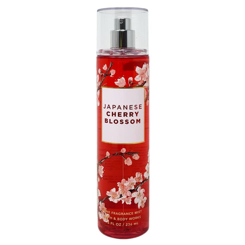 Bath & Body Works Fine Fragrance Mist & Ultra Shea Body Cream Japanese Cherry Blossom 2 Piece Set Full Size 8oz....