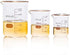 ULAB Scientific Glass Beaker Set, 3 Sizes 50ml 100ml 250ml, 3.3 Boro Griffin Low Form with Printed Graduation, UBG1001...