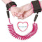 Anti Lost Safety Wrist Link Child Safety Harness Strap Rope Leash Walking Hand Belt Band Wristband(1.5m Pink)...