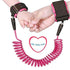 Anti Lost Safety Wrist Link Child Safety Harness Strap Rope Leash Walking Hand Belt Band Wristband(1.5m Pink)...