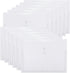 12 Pcs Letter Size Plastic Envelopes with String Closures Employee File Folders Reusable Poly Pockets Side Load Plastic Document Envelope Plastic ...