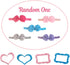 Colorful Rainbow Baby Monthly Milestone Blanket, Girl Crown Star Pattern, Newborns 1 to 12 Months Unisex Include 4 Frames and 1 Headband 47"x47" B...