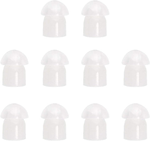 Replacement Mushroom Earbud Compatible with Motorola Kenwood Walkie Talkie Surveillance Acoustic Tube Earpiece-10 Pack...