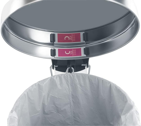 Brabantia PerfectFit Trash Bags (Size C/2.6-3.2 Gal) Thick Plastic Trash Can Liners with Drawstring Handles (40 Bags)...