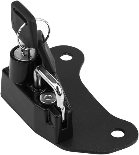 Qiilu Motorcycle Helmet Lock, Key Lock, Black, Compact...