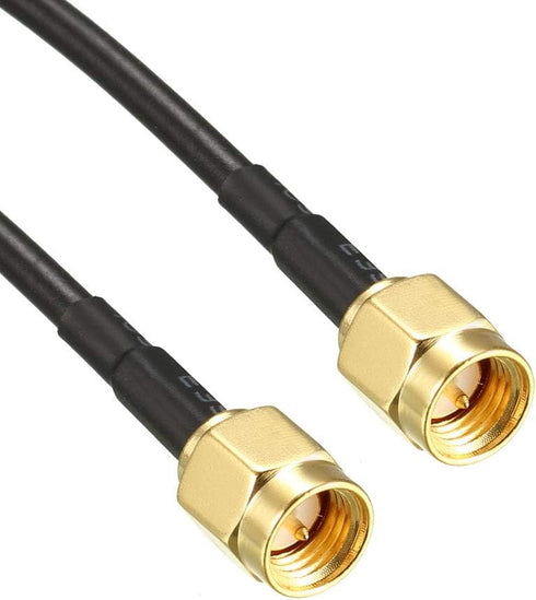 uxcell SMA Male to SMA Male Coaxial Cable 50 ohm 3 feet RG174 2pcs...
