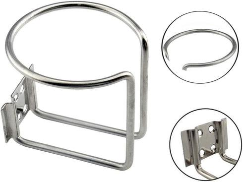 Z-Color 2pcs Stainless Steel Boat Ring Cup Drink Holder Universal Drinks Holders for Marine Yacht Truck RV Car Trailer Hardware...
