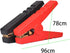 10AWG Battery Alligator Clips,SAE Quick Release Adapter to Alligator Clips with 2FT,SAE Clip Connectors Extension Charging Cable for Cars Motorcyc...