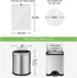 2 Gallon/7.5 Liter 100 Counts Small Drawstring Trash Bags Garbage Bags by RayPard, fit 1.8,2,2.2 Gal Waste Basket, Small Plastic Trash Can Liner f...