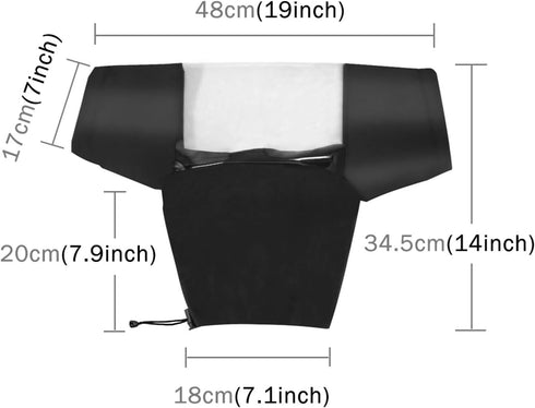 Camera Rain Cover Raincoat, Outdoor Professional Waterproof Photography Rain Gear Camera Accessories, for Canon/Nikon/Sony/Fujifilm DSLR Mirrorles...