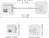 Refrigerator Lock (2 Pack), Heavy Duty Combination Fridge Lock, for Fridge, Cabinets, Window, Drawers and Child Safety Cabinet Lock, Strong Non-Ma...
